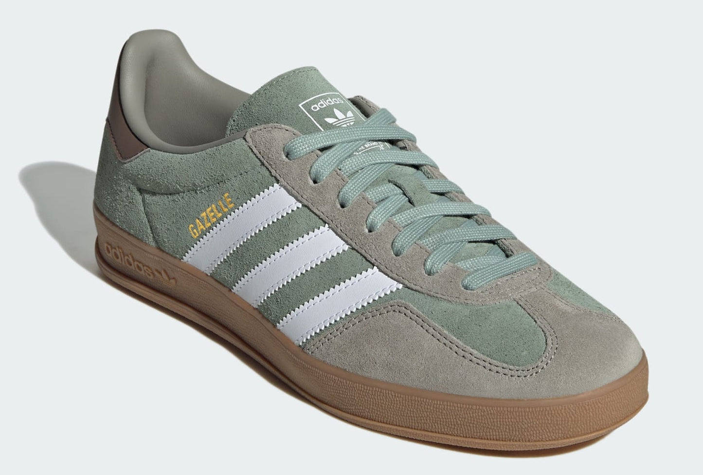 Men's adidas Gazelle Indoor 'Silver Pebble Silver Green'