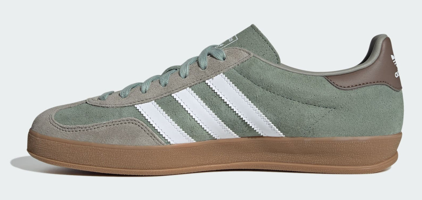 Men's adidas Gazelle Indoor 'Silver Pebble Silver Green'