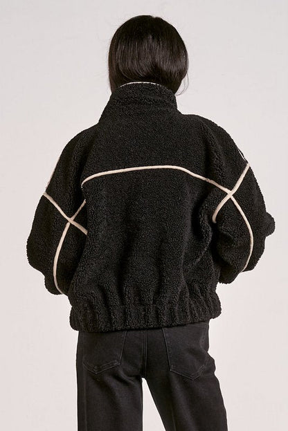 Slate Sherpa Black Off White