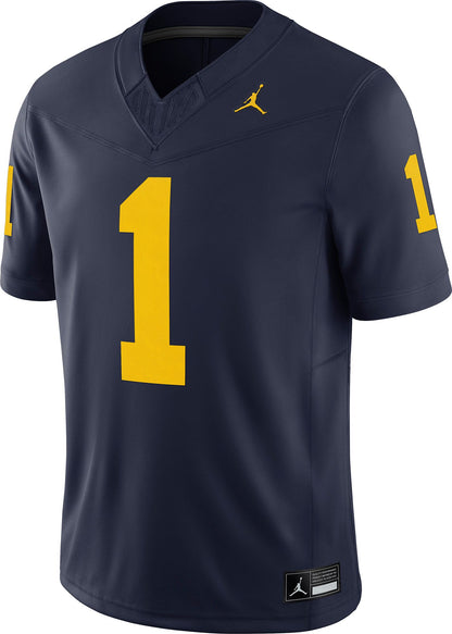 Air Jordan Men's Ncaa Michigan Wolverines Home Limited Jersey