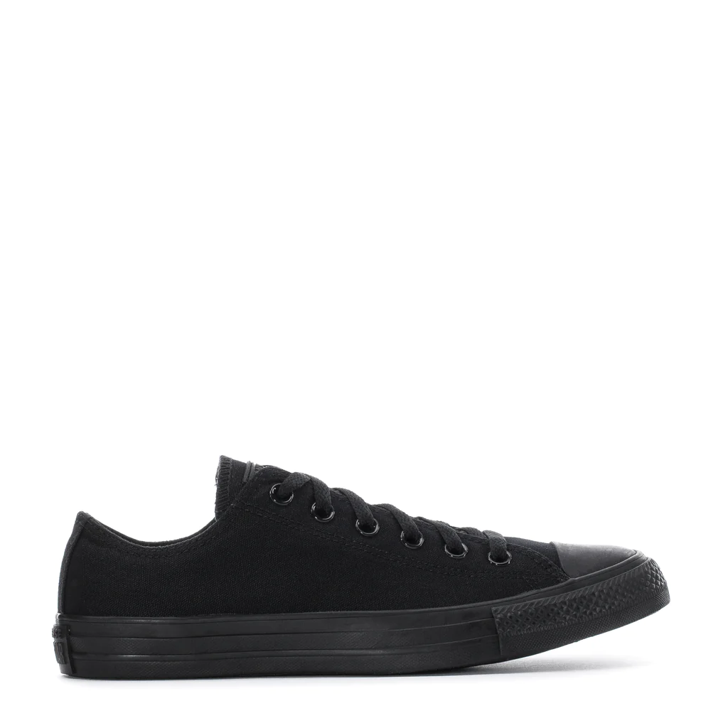 Converse Chuck Taylor All Star Men's Low-Top Sneakers — Black Monochrome Canvas