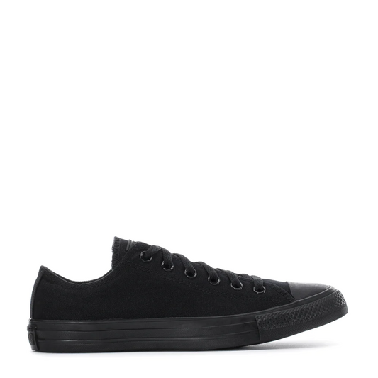 Converse Chuck Taylor All Star Men's Low-Top Sneakers — Black Monochrome Canvas