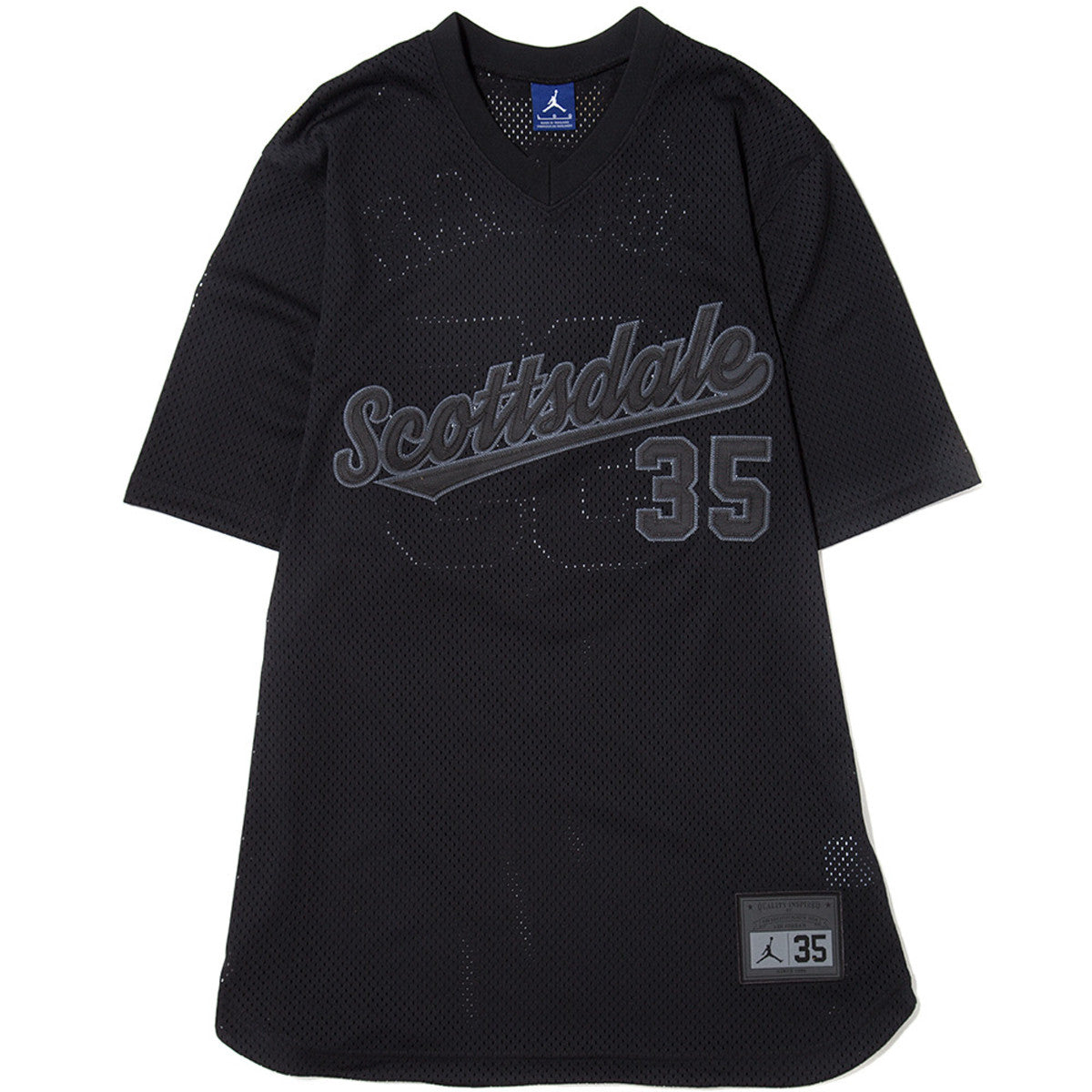 Men's Air Jordan X Scottsdale Baseball #35 Jersey 'Black'
