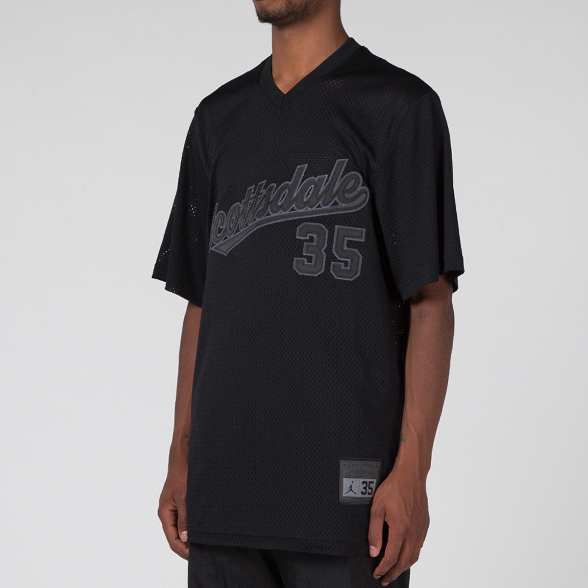 Men's Air Jordan X Scottsdale Baseball #35 Jersey 'Black'