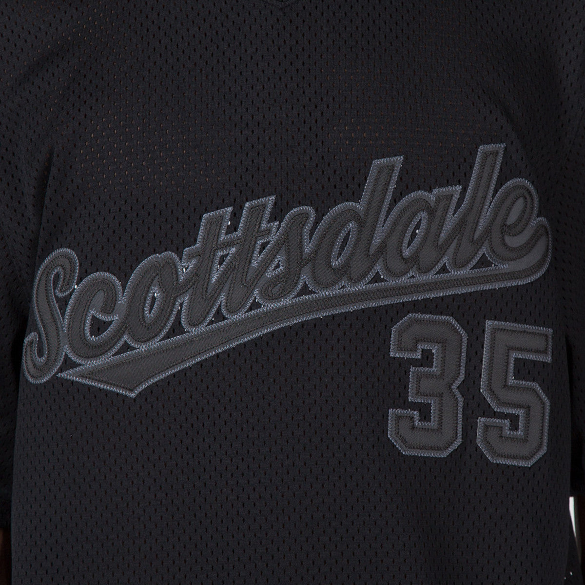 Men's Air Jordan X Scottsdale Baseball #35 Jersey 'Black'