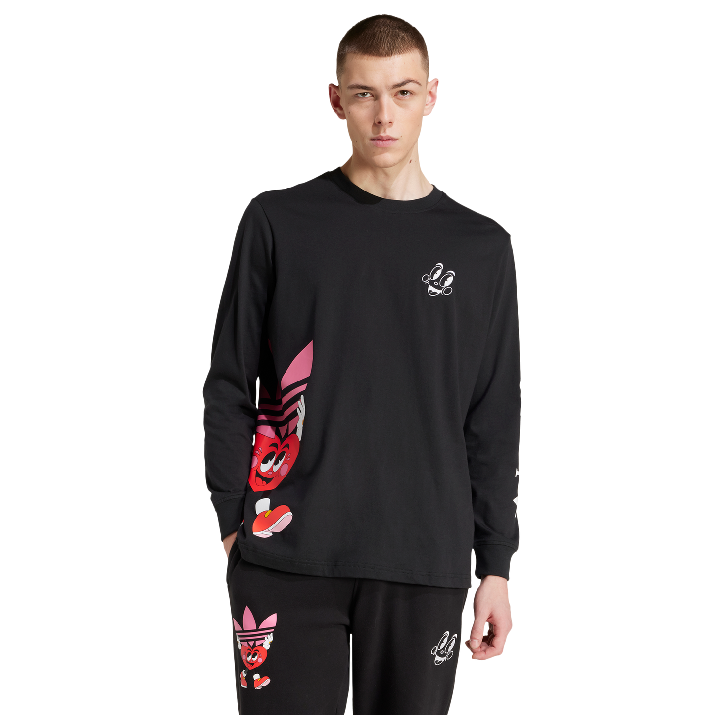 [jp0978] Mens adidas MBN Valentine's Day Long Sleeve T-shirt