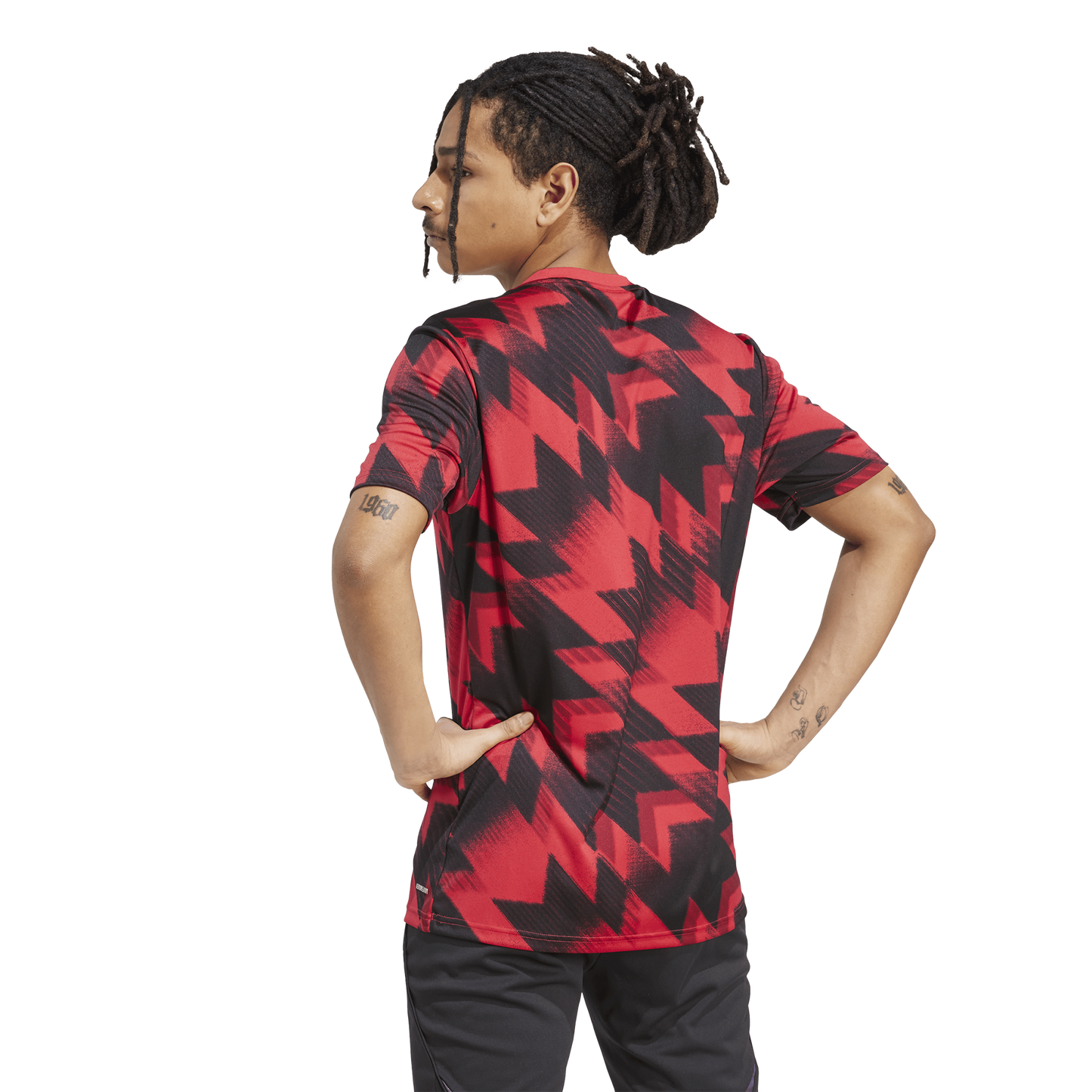 [jp3233] Mens adidas Red Manchester United 25/26 Pre-match Jersey