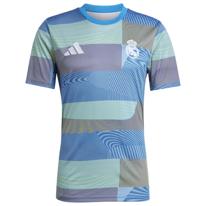 [jp4155] Mens adidas Blue Real Madrid 25/26 Pre-match Jersey