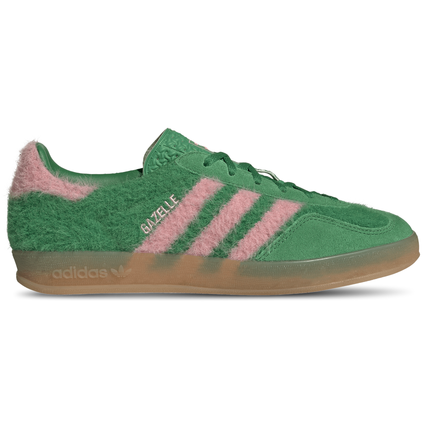 [jp8342] Womens adidas Gazelle Indoor 'green Glow Pink'