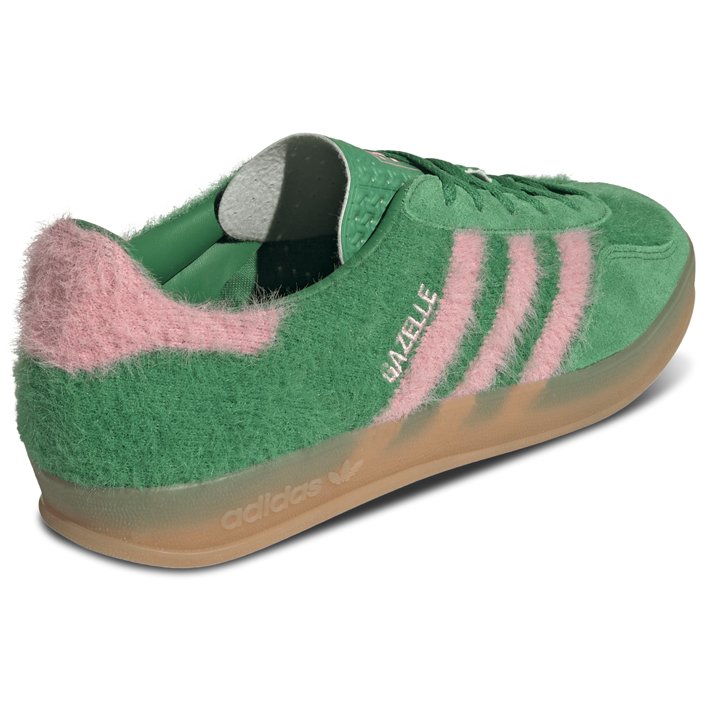 [jp8342] Womens adidas Gazelle Indoor 'green Glow Pink'