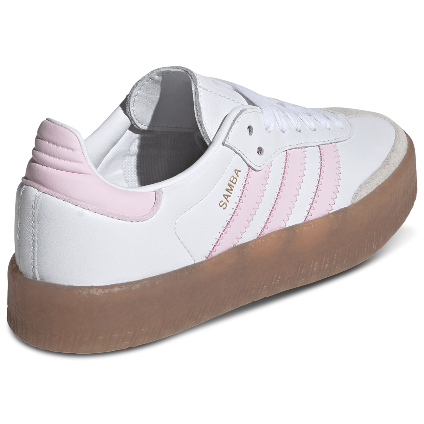 [JQ1237] Youth adidas Sambae 'Cloud White Clear Pink Gold Metallic'