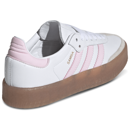 [JQ1237] Youth adidas Sambae 'Cloud White Clear Pink Gold Metallic'