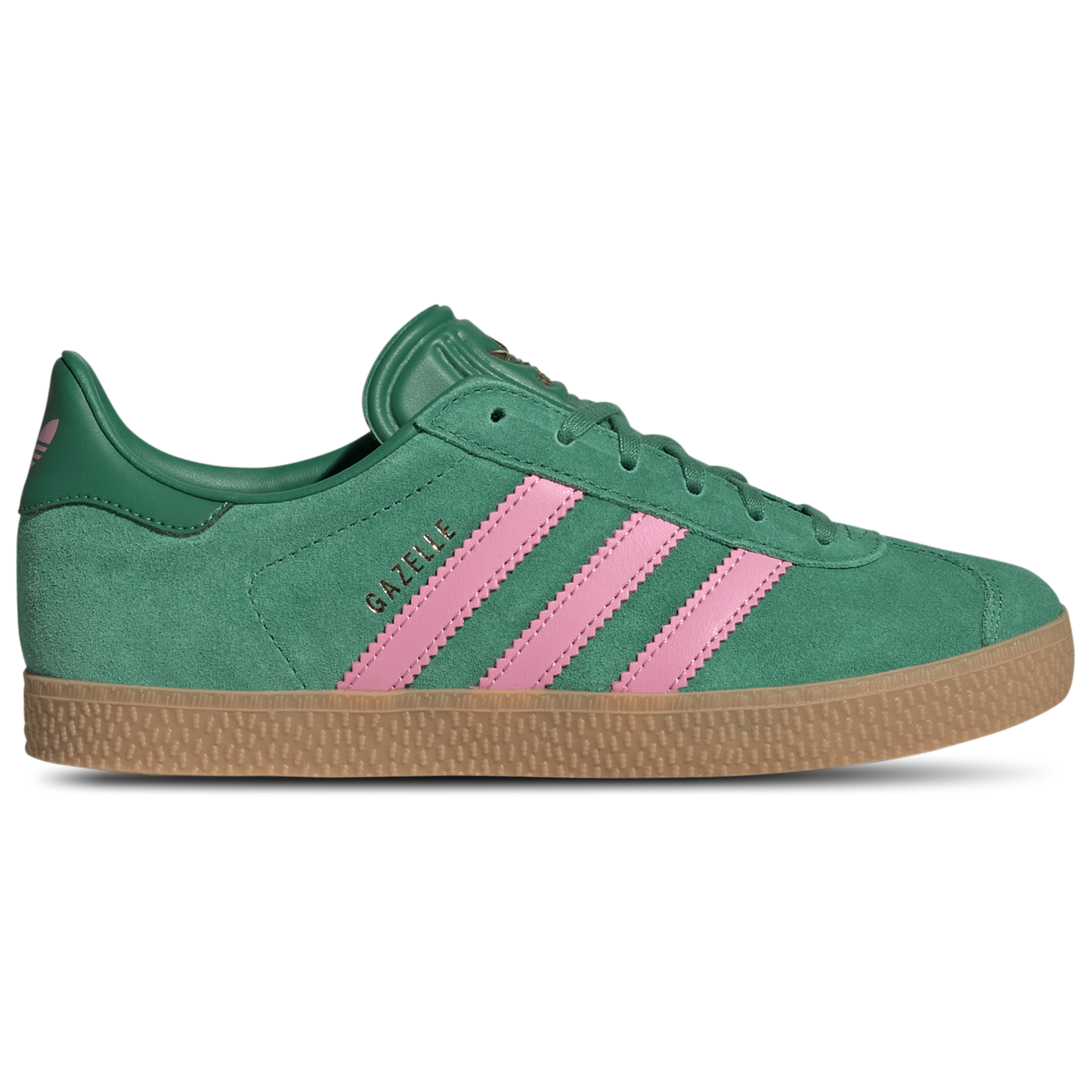 Youth adidas Gazelle Bold - Green/Pink