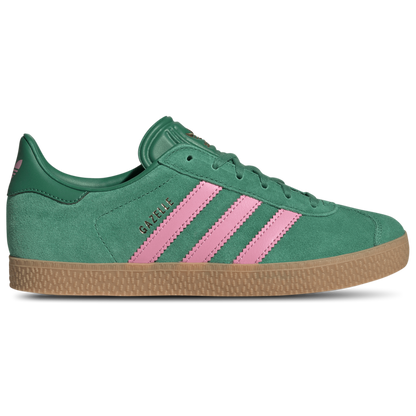 Youth adidas Gazelle Bold - Green/Pink