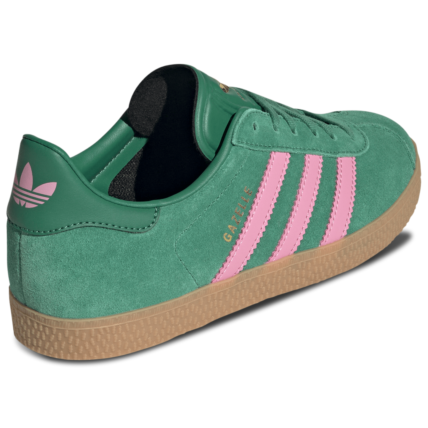Youth adidas Gazelle Bold - Green/Pink