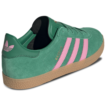 Youth adidas Gazelle Bold - Green/Pink