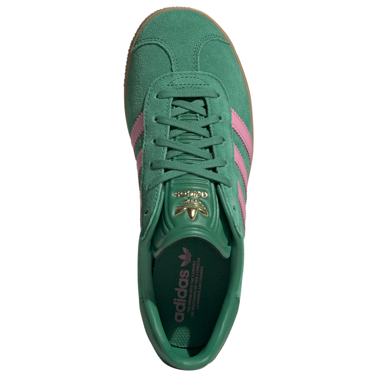 Youth adidas Gazelle Bold - Green/Pink