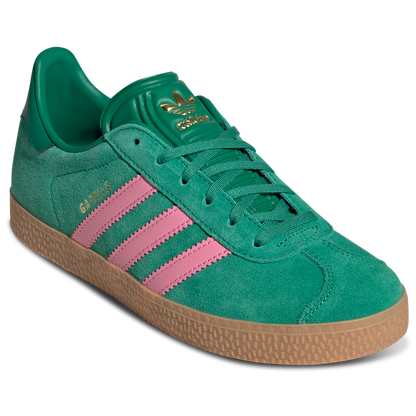 Youth adidas Gazelle Bold - Green/Pink