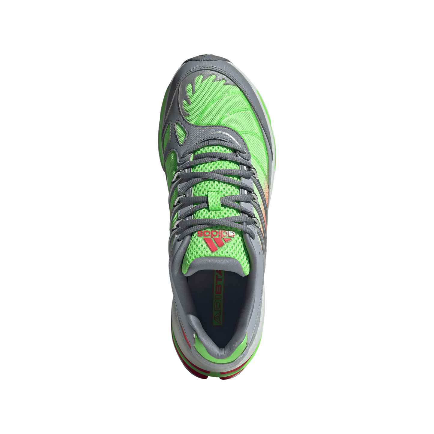 [jq6796] Mens Adidas Adistar Hrmy 'lime Grey Solar Red'