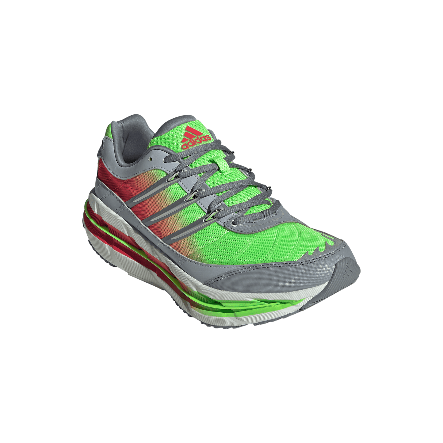 [jq6796] Mens Adidas Adistar Hrmy 'lime Grey Solar Red'