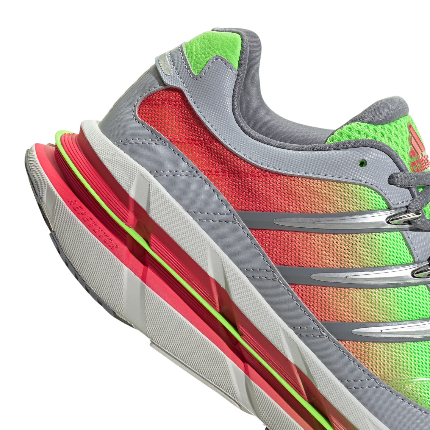 [jq6796] Mens Adidas Adistar Hrmy 'lime Grey Solar Red'