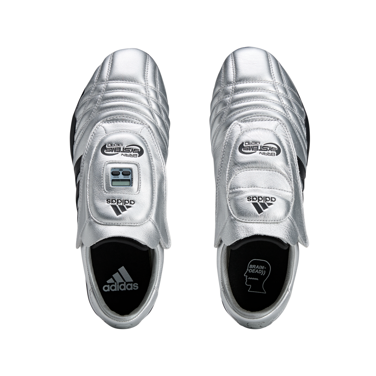 [jq9215] Mens Adidas Techwondo 'brain Dead Metallic Silver'
