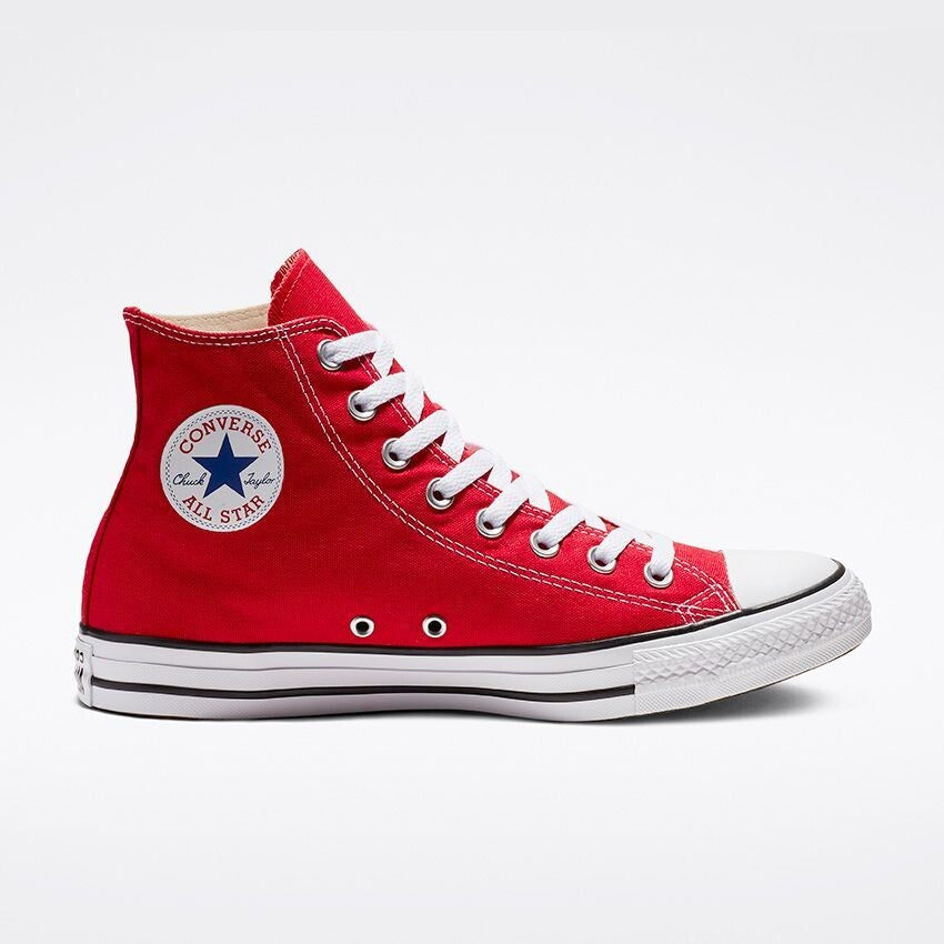 Converse Chuck Taylor All Star Men's Sneakers — Red Canvas High-Top