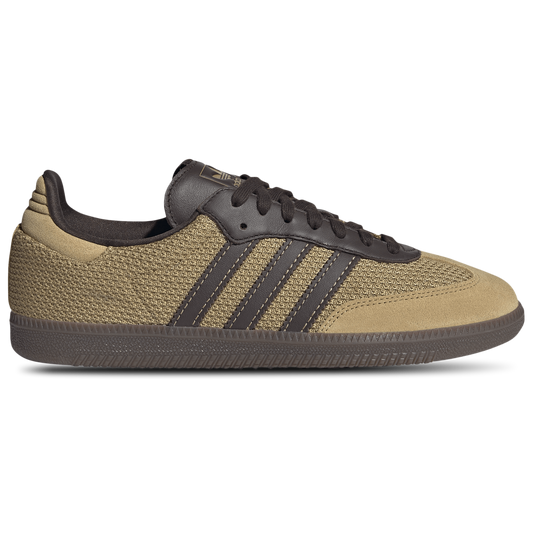 [jr0884] Mens adidas Samba OG 'golden Beige Dark Brown'