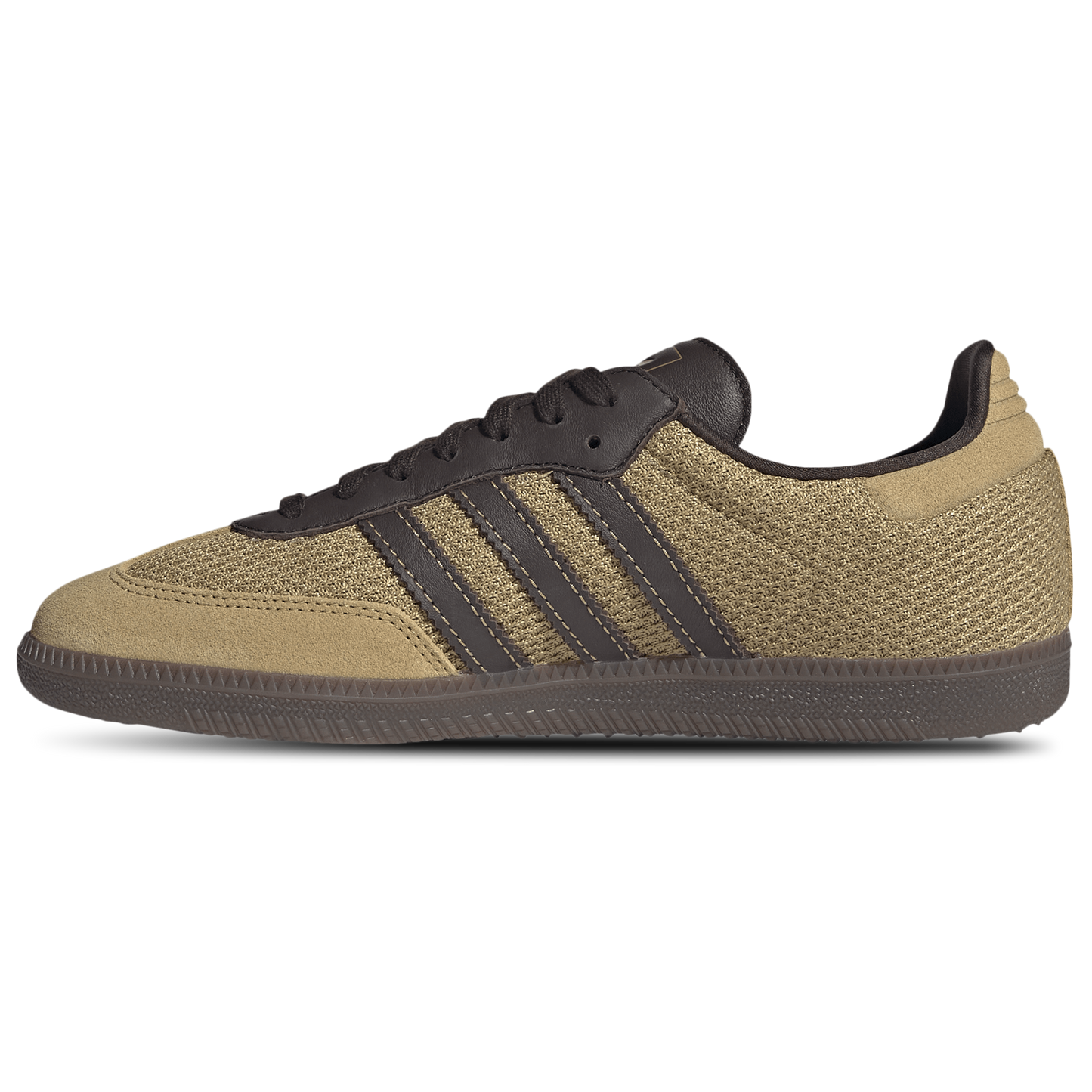 [jr0884] Mens adidas Samba OG 'golden Beige Dark Brown'