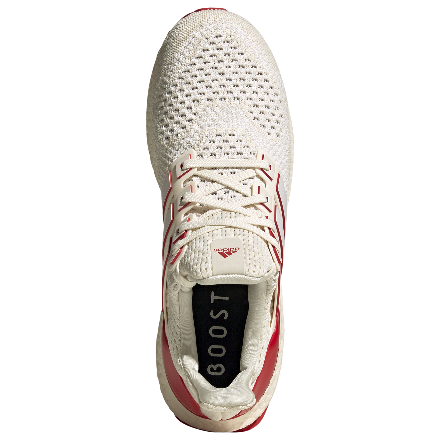 [jr3149] Mens Adidas Ultraboost 1.0 'chalk White Scarlet'