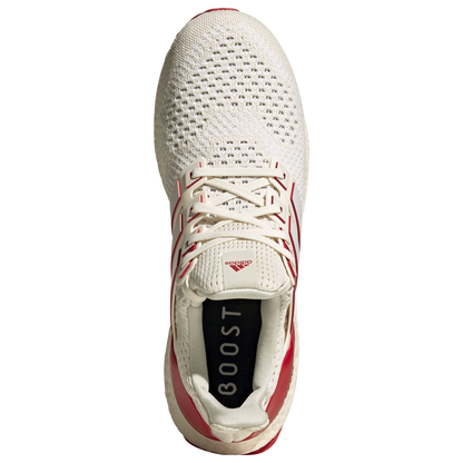 [jr3149] Mens Adidas Ultraboost 1.0 'chalk White Scarlet'
