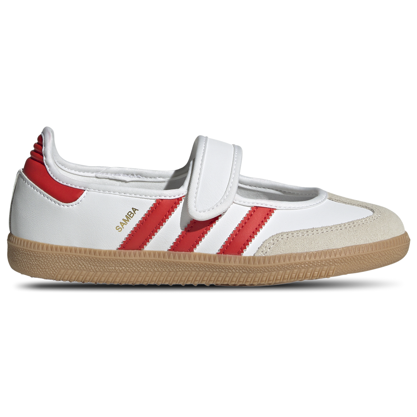 [JR7435] Youth adidas Originals Samba Jane 'White Red Gum'