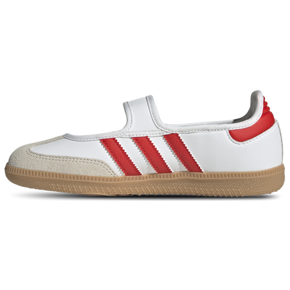[JR7435] Youth adidas Originals Samba Jane 'White Red Gum'
