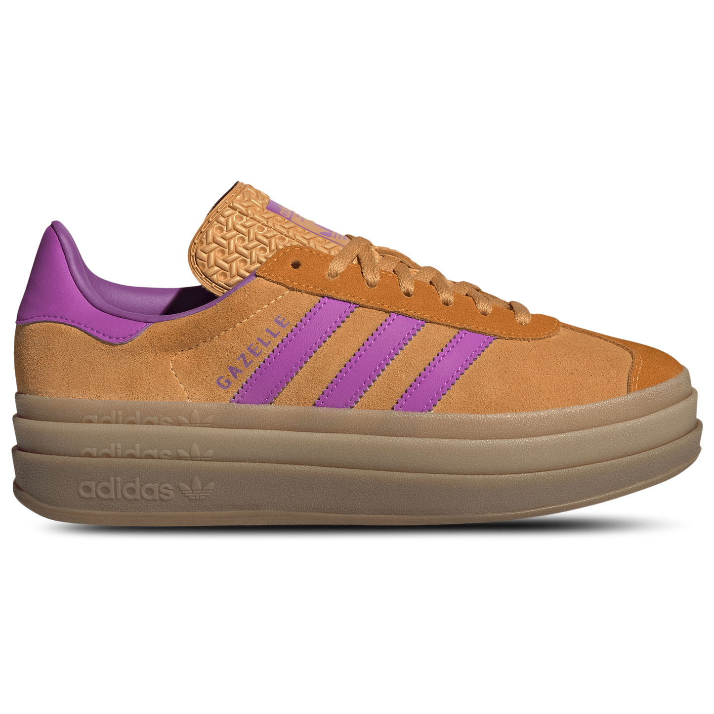 [JS3895] Womens adidas Gazelle Bold 'Flash Orange'