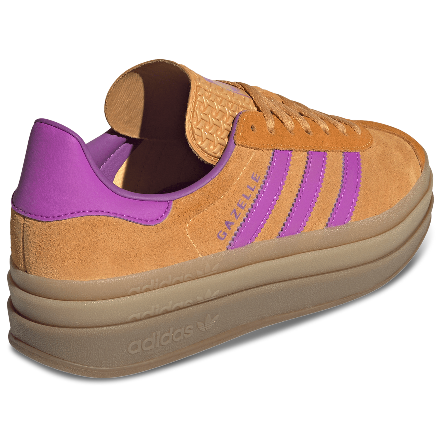 [JS3895] Womens adidas Gazelle Bold 'Flash Orange'