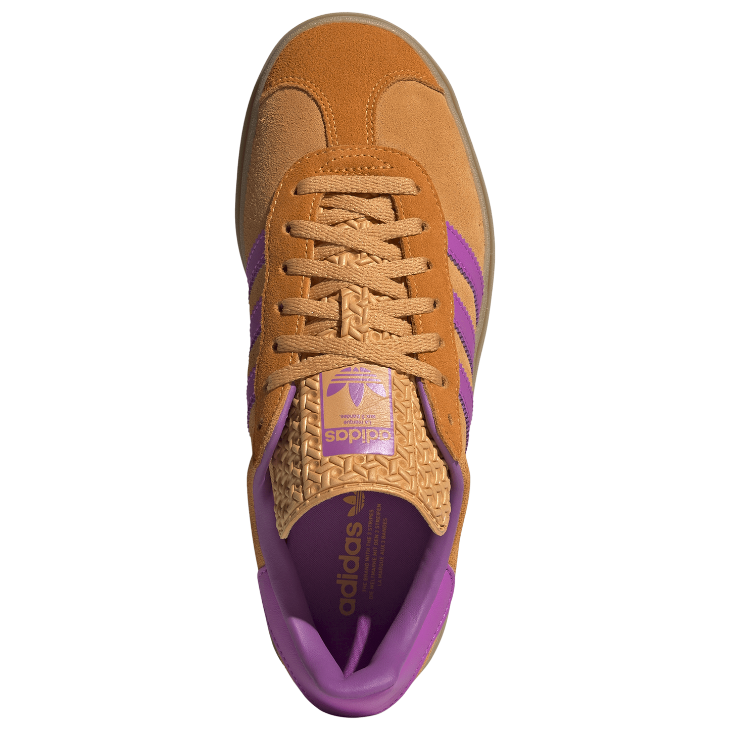 [JS3895] Womens adidas Gazelle Bold 'Flash Orange'