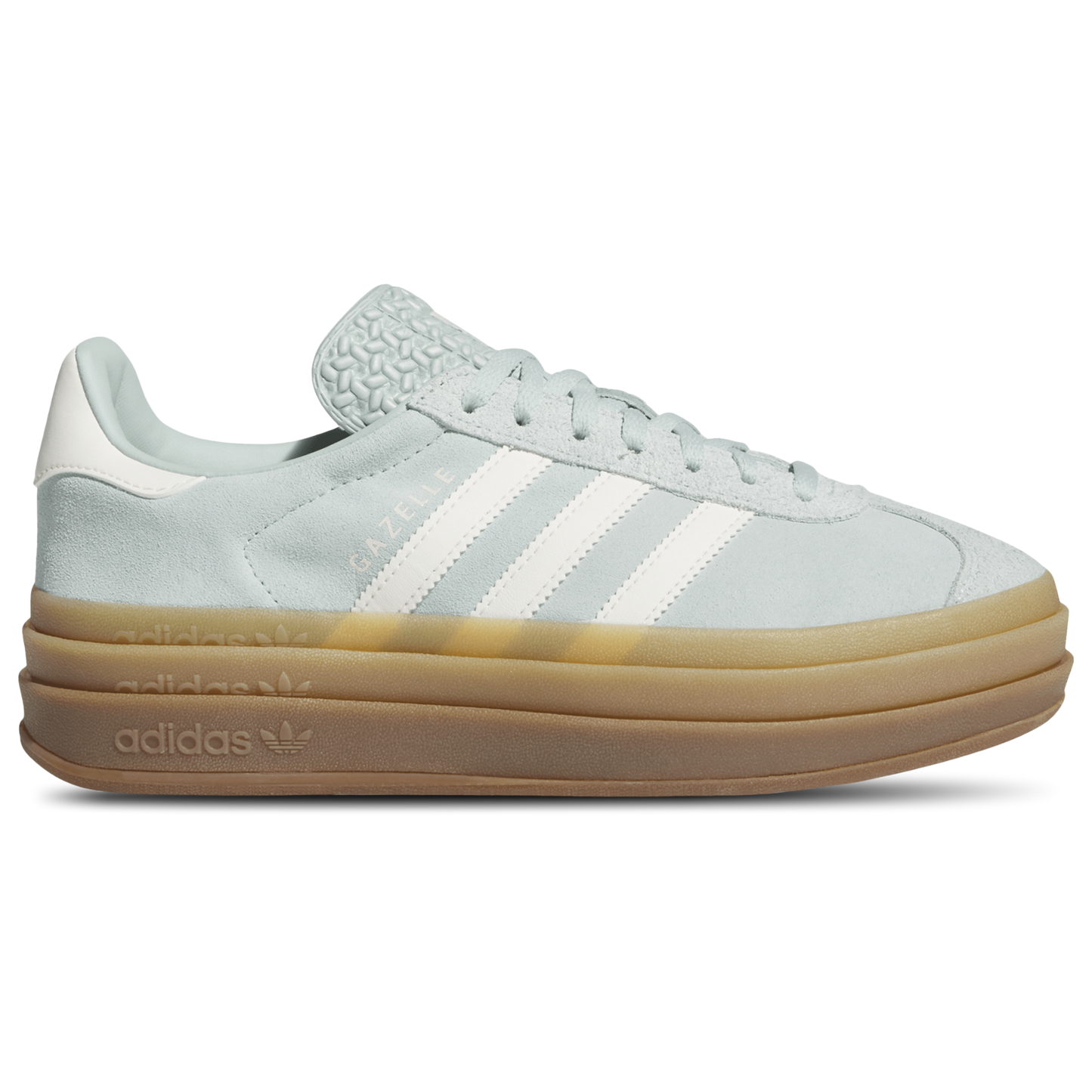 [JS3902] Womens adidas Gazelle Bold ‘Ash Green'