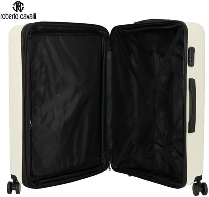 ROBERTO CAVALLI Luxury 2-Piece Hardshell Luggage Set – Carry-On & Checked Spinner Suitcases