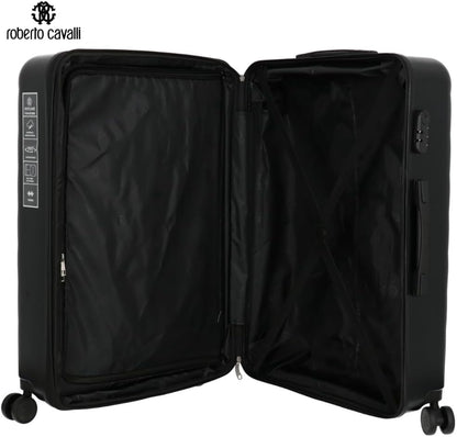 ROBERTO CAVALLI Luxury 2-Piece Hardshell Luggage Set – Carry-On & Checked Spinner Suitcases