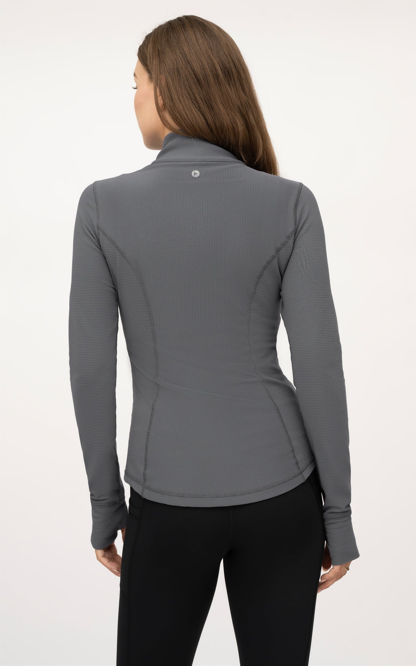 Interlink Ribbed Princess Seam Performance Jacket - Our Earthy Story