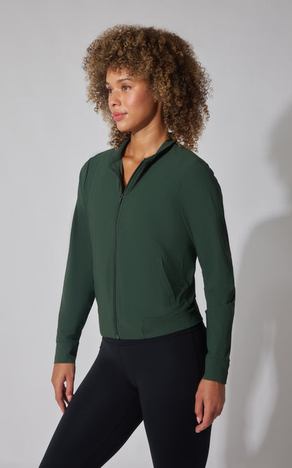 Warp Intown Full Zip Bomber Jacket