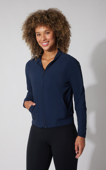 Warp Intown Full Zip Bomber Jacket