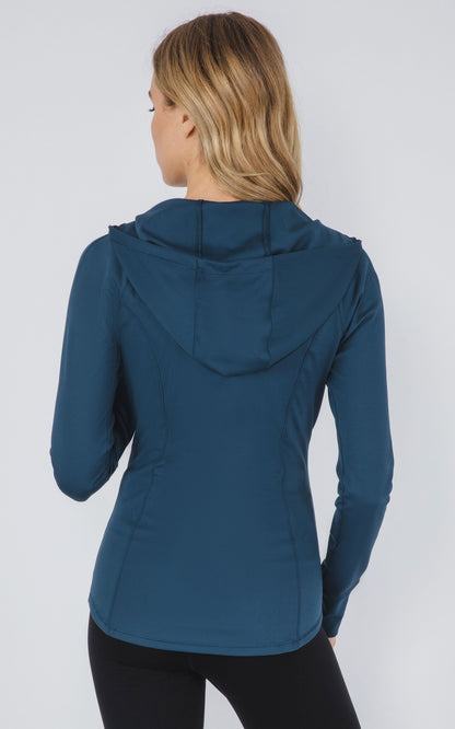 Slim Full Zip Hooded Jacket