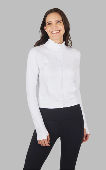 Lux Crosstrain Everyday Full Zip Jacket - Our Linen Story