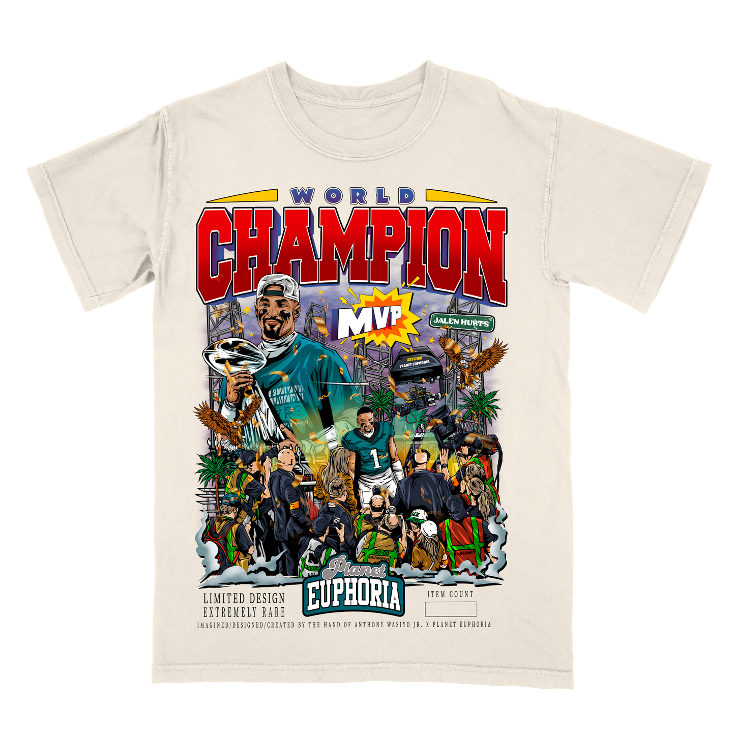 Youth Jalen Hurts Limited Edition NFL Player Graphic T-Shirt
