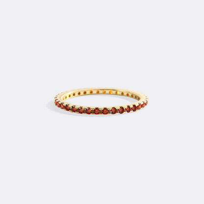 Mint & Lily January Birthstone Eternity Stacking Ring