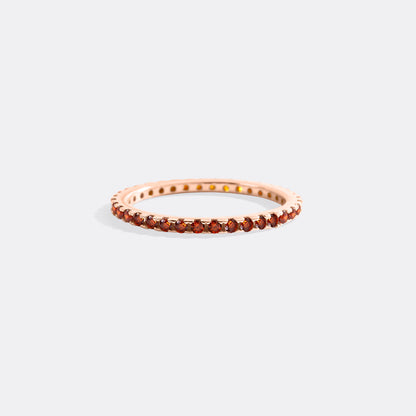 Mint & Lily January Birthstone Eternity Stacking Ring