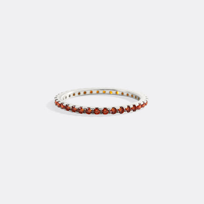 Mint & Lily January Birthstone Eternity Stacking Ring