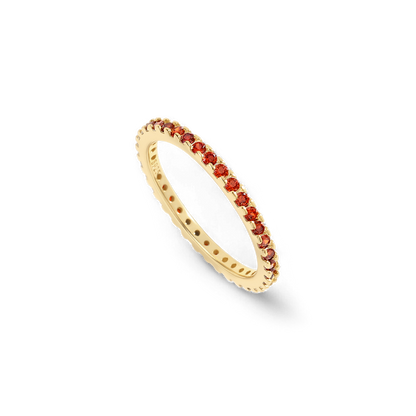 Mint & Lily January Birthstone Eternity Stacking Ring