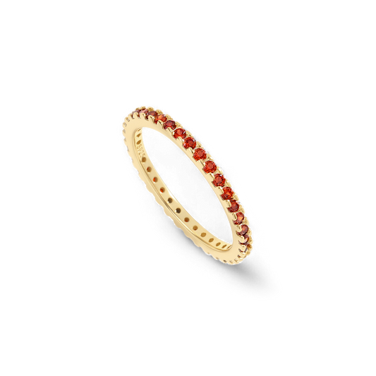 Mint & Lily January Birthstone Eternity Stacking Ring